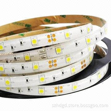 Flexible LED Waterproof Strip, Ideal for Decorative Lighting, w/ Crystal PU, 12V DC Working Voltage